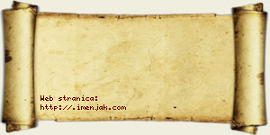 Jasmina Marinković vizit kartica